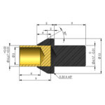 Tasseau en laiton N°05