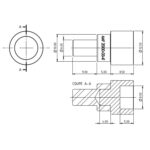 Tasseau en laiton N°47