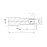 Tasseau à chasser les tubes Ø ext. 4.30
