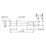 Pusher and corrector removing punch N°1 - N°12