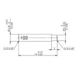 Tasseau à déchasser les tubes Ø ext. 2.00