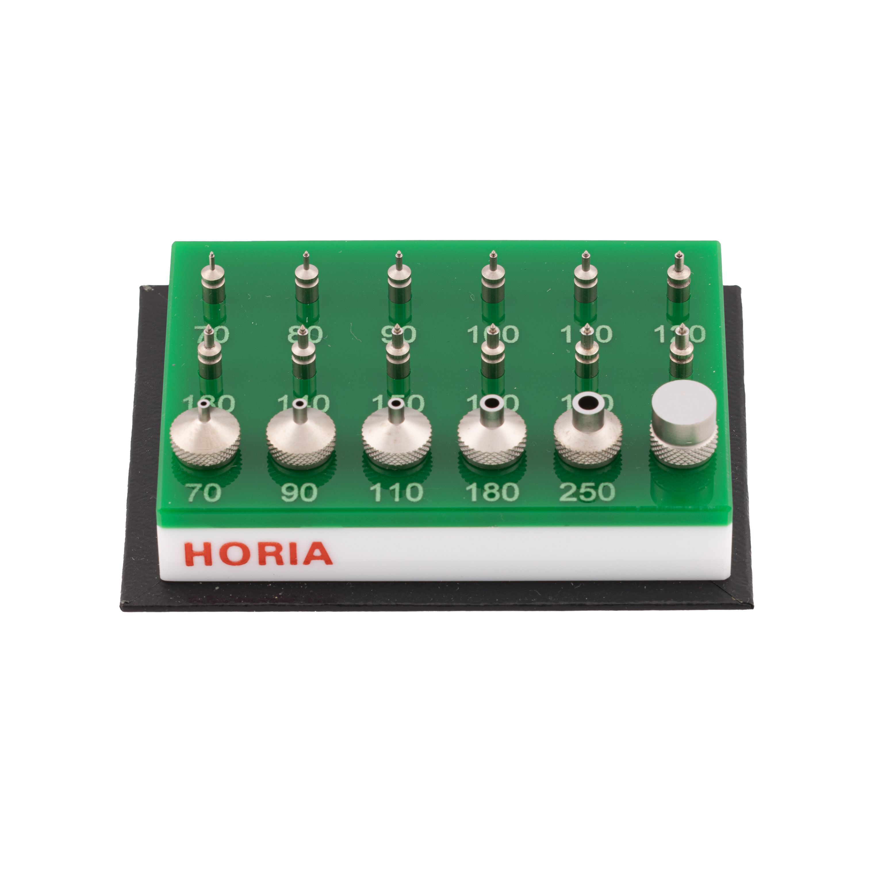 Assortiment de tasseaux et poussoirs à pompe Ø 3.00 mm