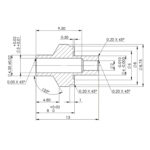 Tasseau à insérer les poussoirs Ø 3.00
