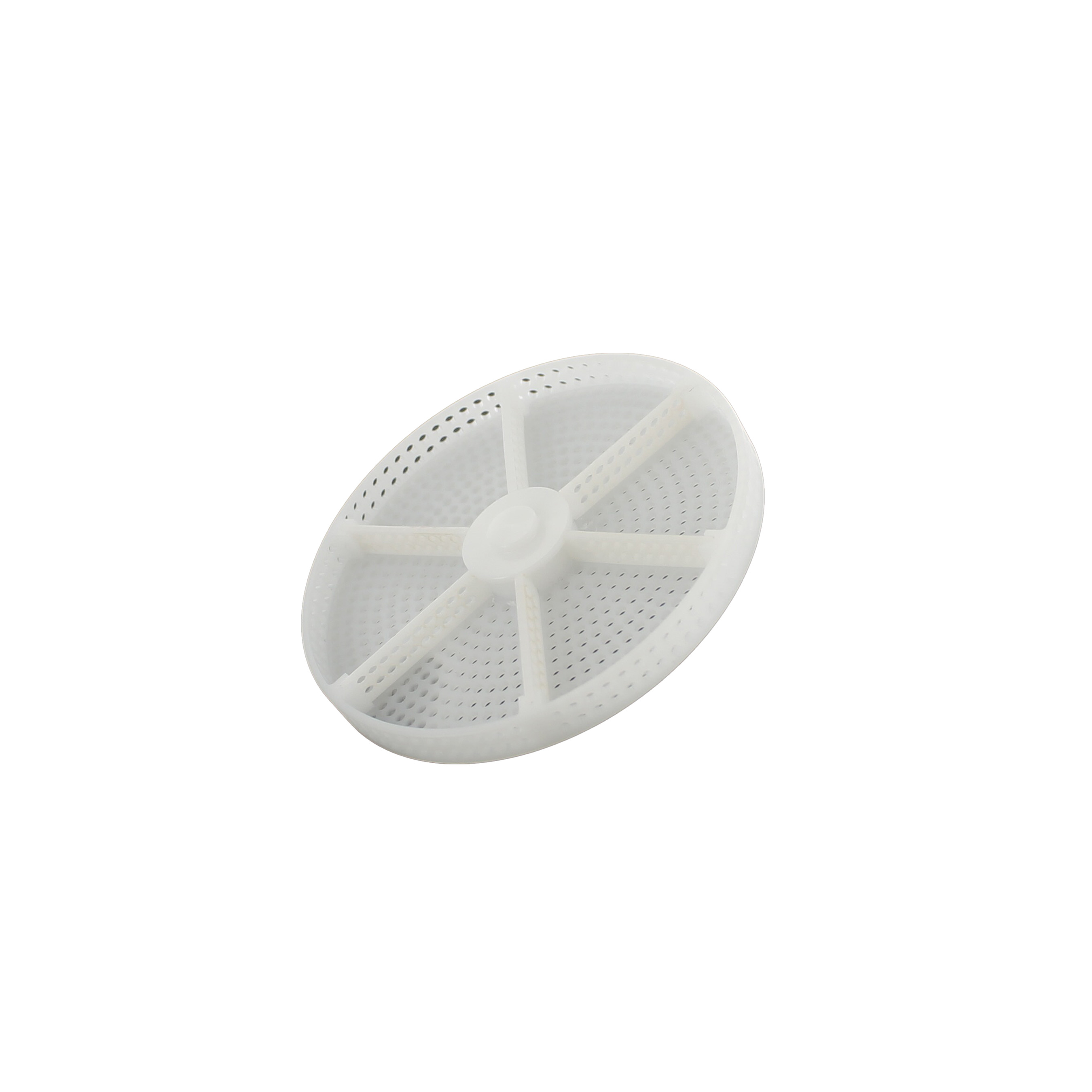 Panier de lavage Ø 82.00 mm, six séparations, Ø trou 2.00 mm