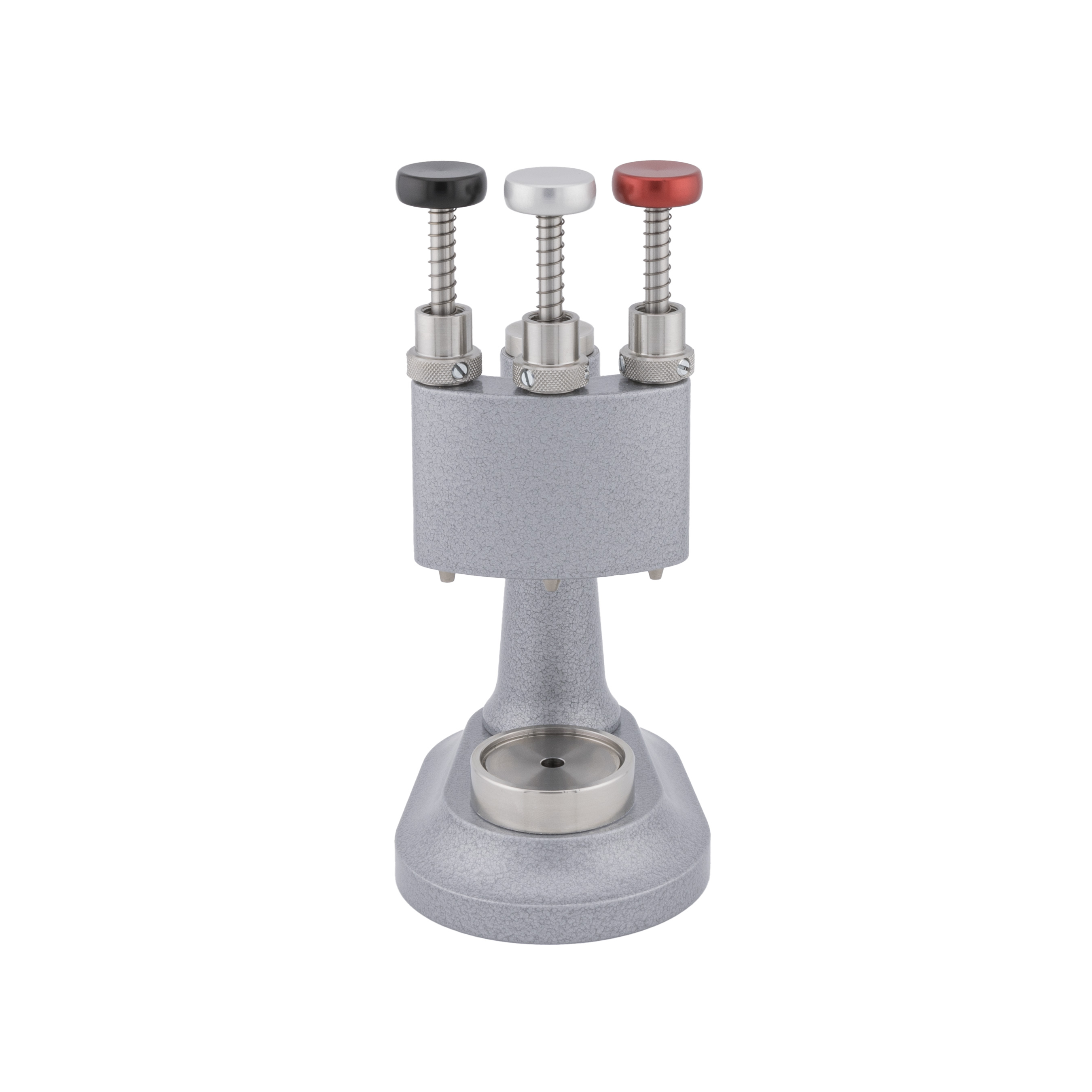 Hand-setting tool with 3 guided posts and 3 free posts