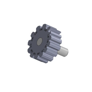 Disque acier avec 12 encoches