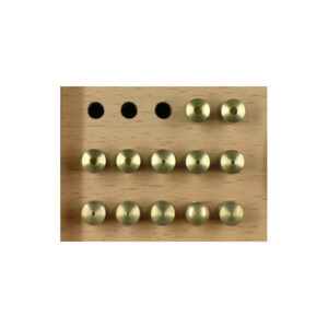 Jeu de 12 lanternes en laiton